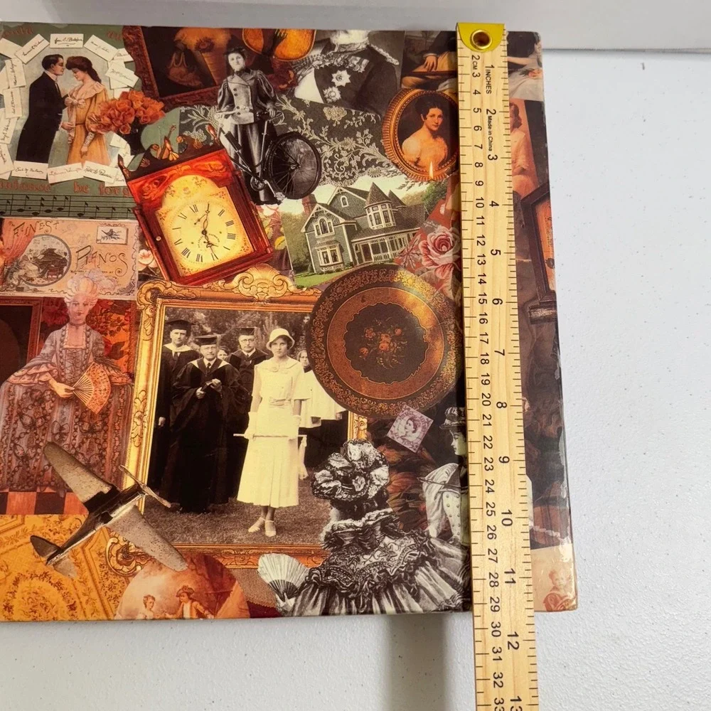 Vintage Collage Photo‎ Album Scrapbook Binder Memory Book Collection 1910 ART